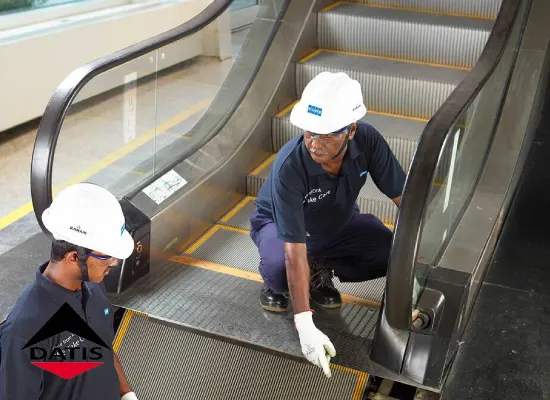 نصب موتور پله برقی 